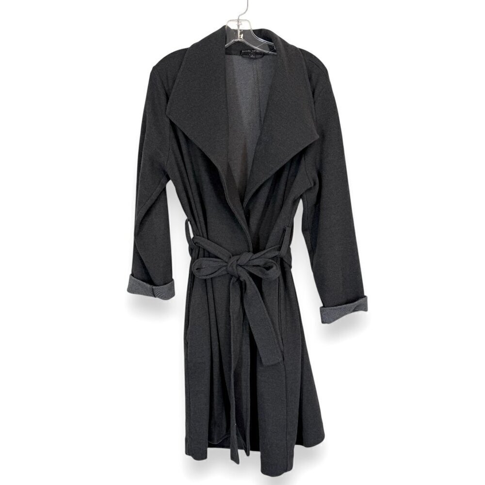 Banana Republic Long Wrap Jacket Coat Knit Large